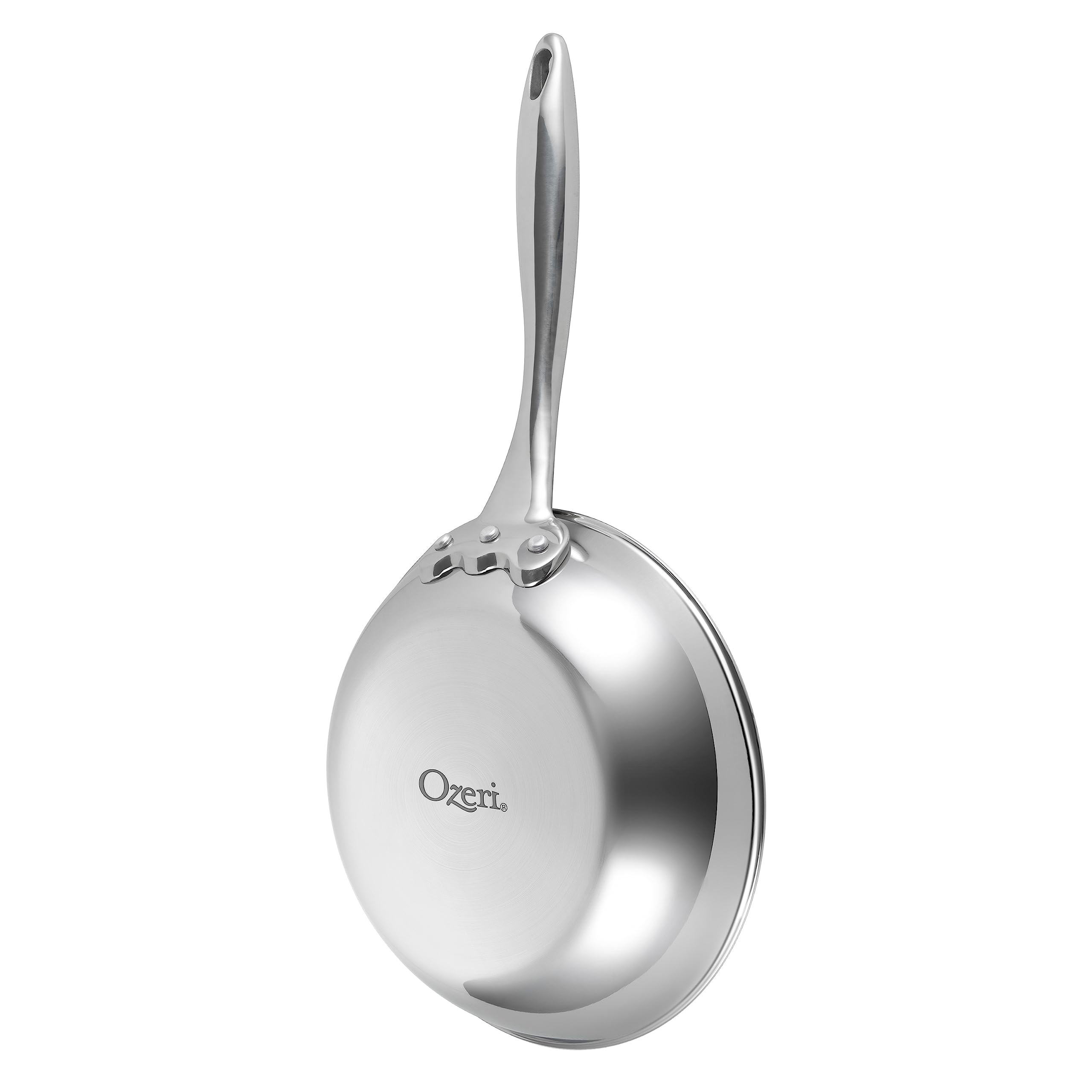 12'' (30 Cm) Stainless Steel Pan By Ozeri With Eterna, A 100% Pfoa And Apeo-Free Non-Stick Coating